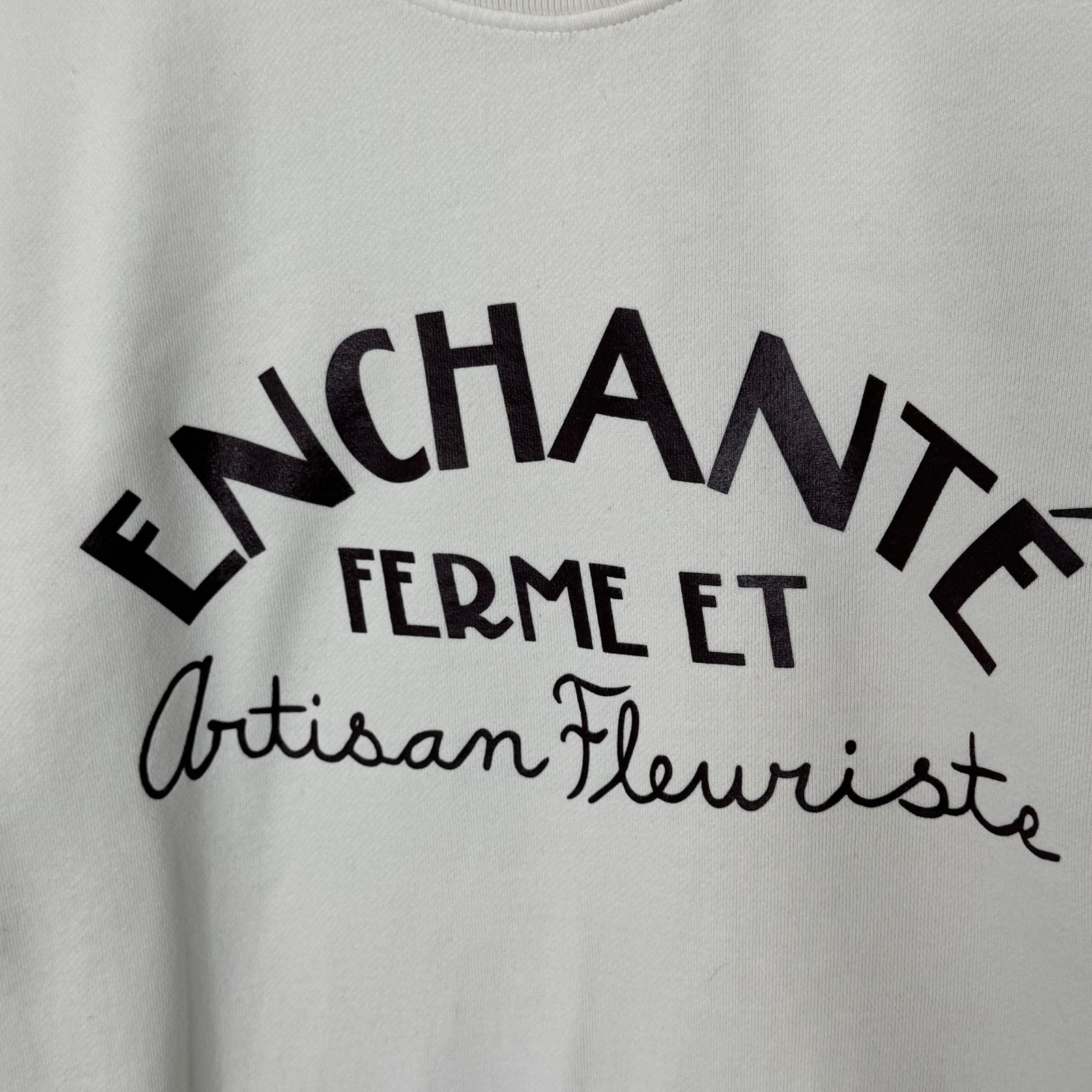 Enchante By Daniel Ricciardo Ferme Et Artisan Fleuriste Sweatshirt White Small — image 3 of 8